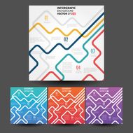 Vector line business concept template N30