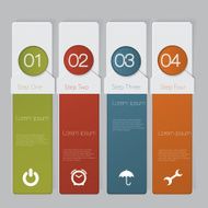 Infographic Design number banners template graphic or website layout N89