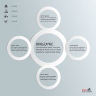 Infographics circle N4