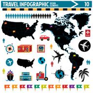 travel infographic design elements N5