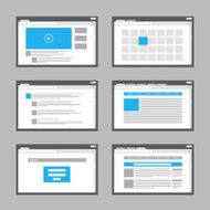 web site page templates collection N3