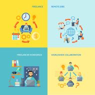 Freelance Decorative Icon Set