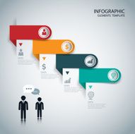 Infographics options banner Vector