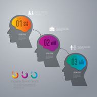 Infographics vector design template N498