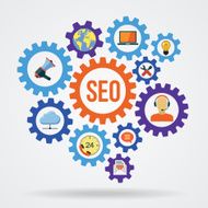 infographics background seo optimization N5