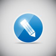 Shine glossy computer icon vector illustration N49