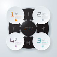 Infographics vector design template N499