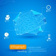 Networking Infographic Background