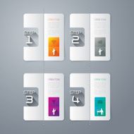 Infographics vector design template N500
