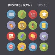 Flat Icons for Business N5