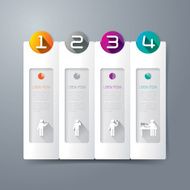 Infographics vector design template N502