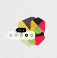 Abstract geometric shape industrial background