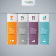 Infographics vector design template N504