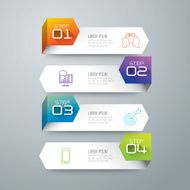 Infographic design template and marketing icons N86