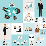 Business Meeting Icons N2