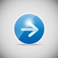 Shine glossy computer icon vector illustration N52