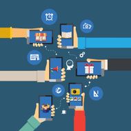 mobile apps infographics