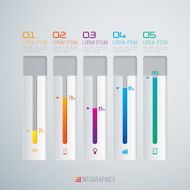 Infographics vector design template N506
