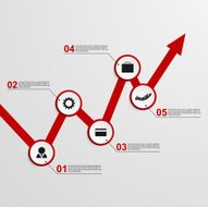 Abstract infographics template data presentation