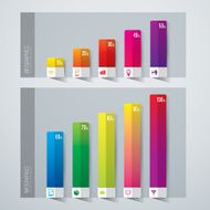 Infographics vector design template N507