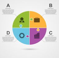 Vector infographic design elements N20