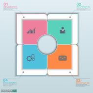 Abstract paper infographic N95