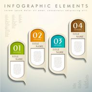 abstract 3d tag infographics N25