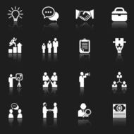 White Business Icons N2