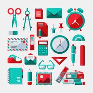 Flat Design Elements - Office N2