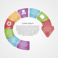 Vector infographic design elements N21