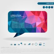 bubble talk and business icon