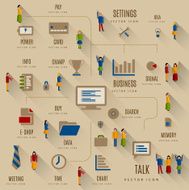 Set Of Business Icons and people N3