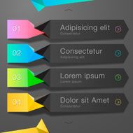 modern spiral infographics options banner N22