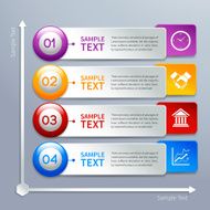 Paper infographics template N10