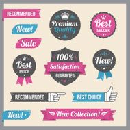 Labels and badges