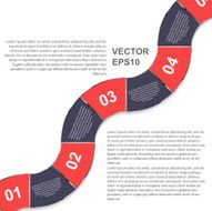 Abstract 3D illustration Infographic N3