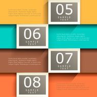 abstract 3d paper infographics N148