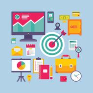 Business Office Creative Collection - Vector Icons Set N2