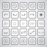 arrow icons set N13