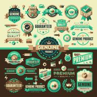 Flat UI Style Labels Complete Set N4