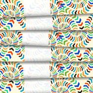 color arrow pattern banner background