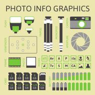 Photo infographics set part one N4