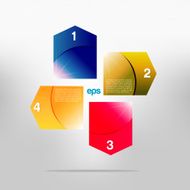 Step diagram Vector infographics
