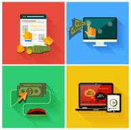 Pay per click internet advertising model N2
