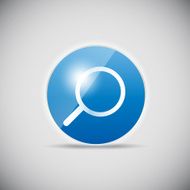 Shine glossy computer icon vector illustration N62