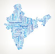 India Technology and Internet Word Cloud