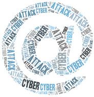 Cyber attack or internet crime Word cloud illustration N2