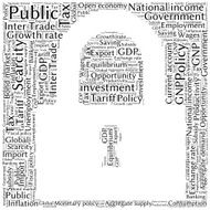 word cloud of economic growth related items N2