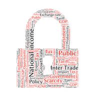 word cloud of economic growth related items N3