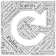 word cloud of economic growth related items N10
